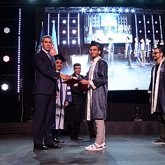 The graduation evening of the Azerbaijan State Economic University